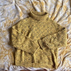 Thick, Yellow Sweater, size small.